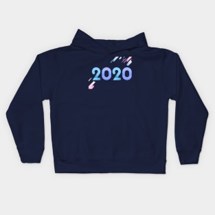 New Year 2020 Happy Year Holiday Welcom Twenty Twenty End 2019 Kids Hoodie